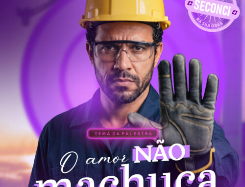 Agosto Lilás: Seconci Goiás promove conscientização sobre violência contra a mulher e leva palestra educativa para os canteiros de obras